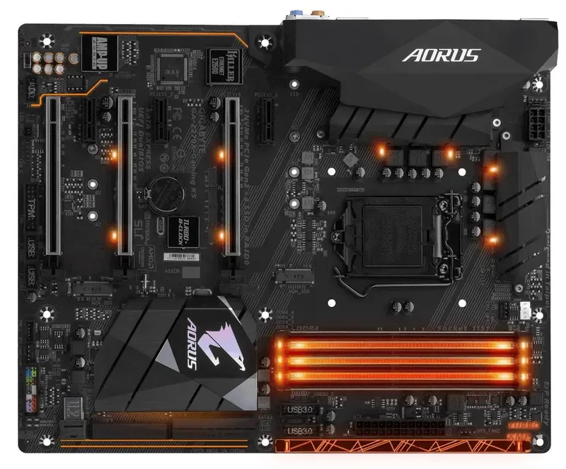 GA-Z270X-GAMINGK5 - Gigabyte Intel Z270 Express DDR4 4-Slot System Board (Motherboard) Socket LGA1151