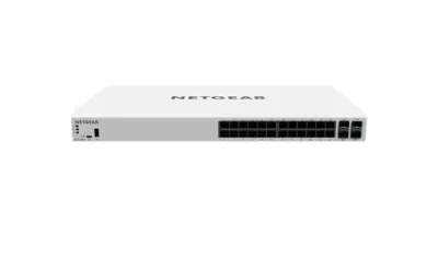 GC728XP - NetGear 24-Port Gigabit Ethernet PoE+ (390W) with 2x SFP 2x SFP+ Fiber Smart Cloud Management Switch
