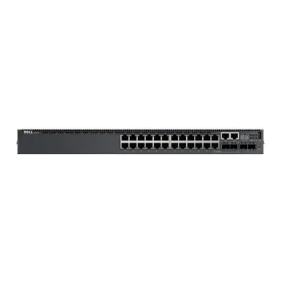 GF8HJ - Dell Networking N2024P 24 x Ports 10/100/1000Base-T PoE+ + 2 x Ports 10 Gigabit Ethernet SFP+ Rack-Mountable 1U Layer 2 Managed Gigabit Ethernet Network Switch