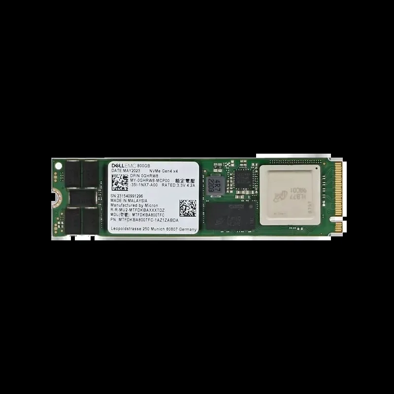 Dell GHRW8 Dell enterprise M.2 NVMe SSD with PCIe Gen4 for mixed workloads in servers