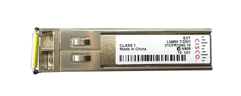 GLC-FE-100FX-1 - Cisco 100Mbps 100Base-FX Multi-Mode Fiber 2km 1310nm Duplex LC Connector SFP Transceiver Module