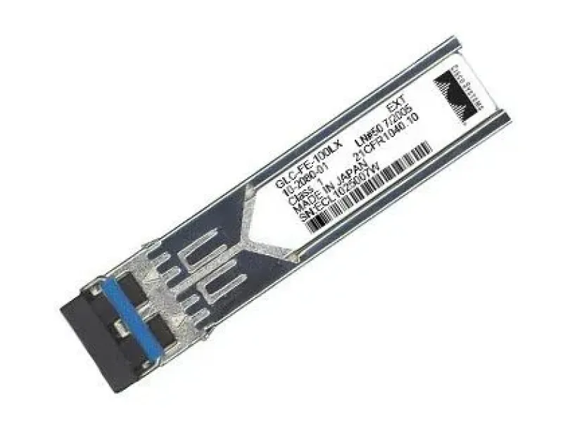 GLC-FE-100LX-RGD - Cisco 100Mb/s 100Base-LX Single-Mode Fiber 10km 1310nm Duplex LC Connector SFP Transceiver Module