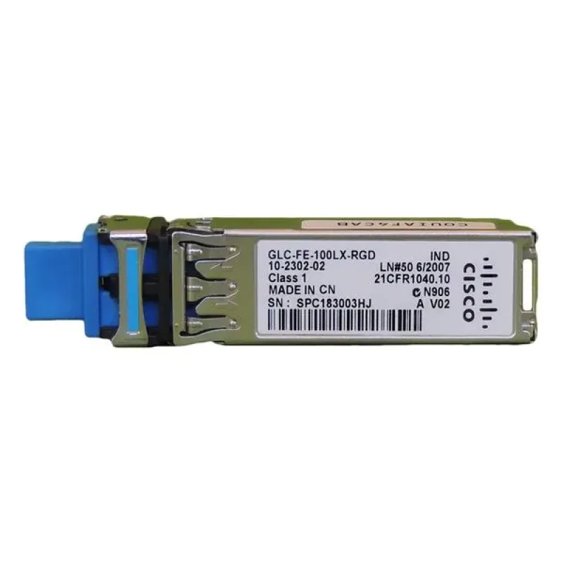 GLC-LX-SM-RGD-RF - Cisco 1.25Gb/s 1000Base-LX/LH Single-Mode Fiber 10km 1310nm Duplex LC Connector SFP Transceiver Module