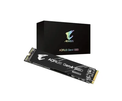 GP-AG4500G - Gigabyte Technology Aorus Gen4 500GB Triple-Level Cell PCI Express 4.0 x4 M.2 2280 Solid State Drive