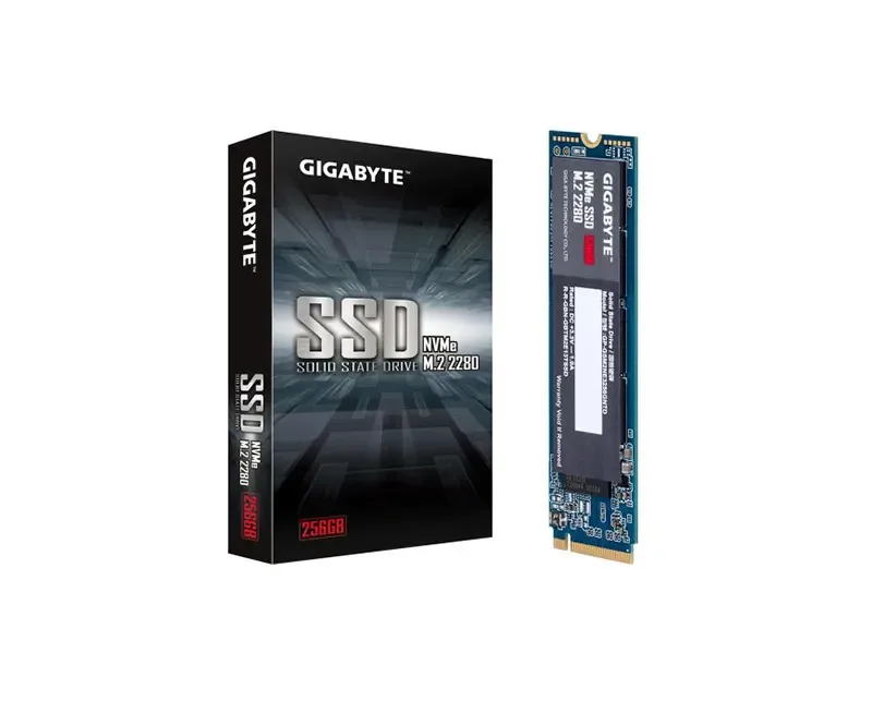 GP-GSM2NE3256GNTD - Gigabyte Technology 256GB PCI Express 3.0 x4 NvMe M.2 2280 Solid State Drive