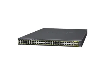 GS-4210-48P4S - Planet 48 x Ports 10/100/1000Base-T PoE+ + 4 x Ports 100/1000Base-X SFP Layer 2 Managed Ethernet Switch
