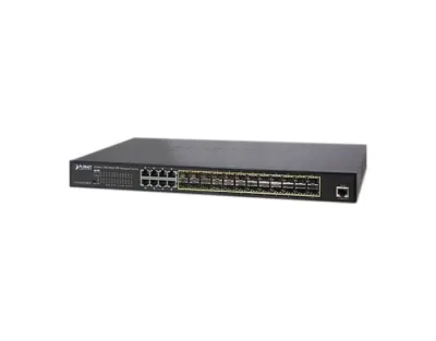 GS-5220-16S8C - Planet 24 x Ports 100/1000Base-X SFP + 8 x Ports 10/100/1000Base-T TP Layer 2 Managed Ethernet Switch