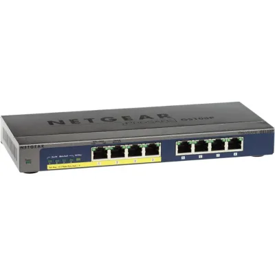 GS108P - NetGear ProSafe 8-Ports 10/100/1000Mbps Gigabit Ethernet Switch