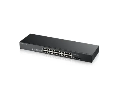 GS1100-24 - ZyXEL Ethernet Switch - 24-Ports - 24 x RJ-45 - 2 x Expansion Slots - 10/100/1000Base-T