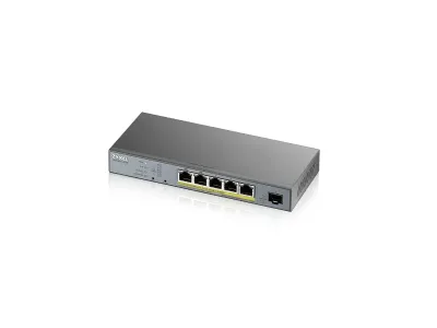 GS1350-6HP - ZyXEL 5-port GbE Smart Managed PoE Switch with GbE Uplink