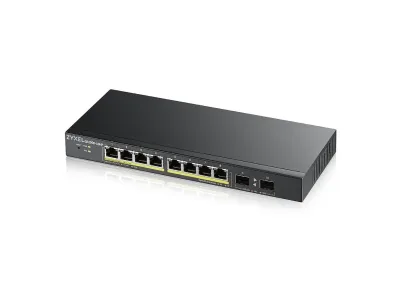 GS1900-10HP - ZyXEL 8-Port GBe Smart Managed PoE Switch