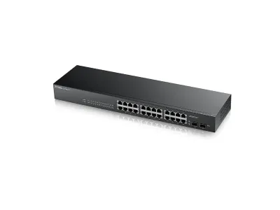 GS1900-24 - ZyXEL 24-port GbE Smart Managed Switch with GbE Uplink