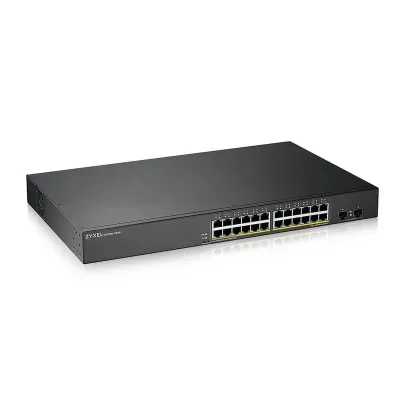 GS1900-24HP - ZyXEL 24-Port GbE PoE+ L2 Web Managed Rack-Mountable Switch