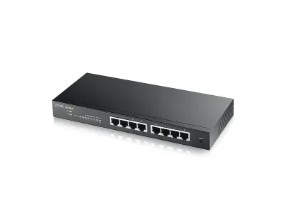 GS1900-8 - ZyXEL Switch - 8-Ports -Managed -Desktop,Wall-Mountable