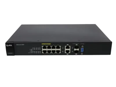 GS2210-8HP - ZyXEL 8-Port Gbe L2 PoE 8-Ports - Manageable Switch
