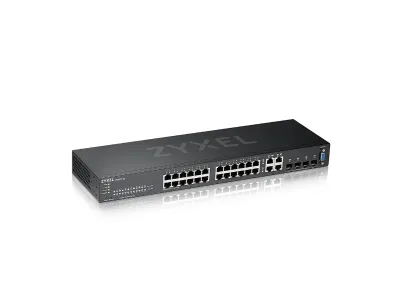 GS2220-28 - ZyXEL 24-port GbE L2+ Switch with GbE Uplink