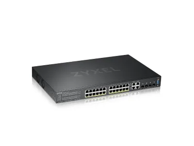 GS2220-28HP - ZyXEL 24-port GbE L2+ PoE Switch with GbE Uplink