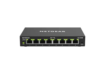 GS308E - NetGear 300 SOHO Plus 8x 10/100/1000Base-T Smart Ethernet Switch