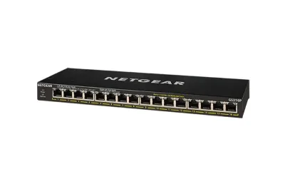 GS316P - NetGear FlexPoE 16-Port Gigabit Ethernet PoE+ Unmanaged Switch