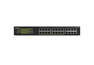 GS324P - NetGear 8-Port Gigabit Ethernet with 16x PoE (190W) Unmanaged PoE+ Switch