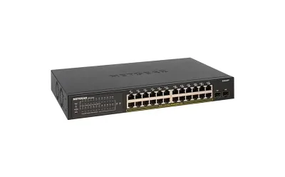 GS324TP - NetGear S350 24-Port Gigabit PoE+ (180W) with 2x SFP Ethernet Smart Managed Pro Switch