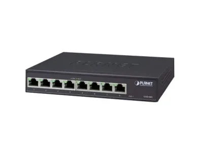 GSD-805 - Planet 8 x Ports 10/100/1000Base-T Desktop Gigabit Ethernet Switch