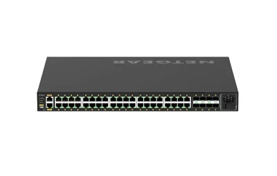 GSM4248P - NetGear M4250-40G8F-PoE+ AV Line 40x 1000Base-T PoE+ 480W with 8x SFP Managed Ethernet Switch