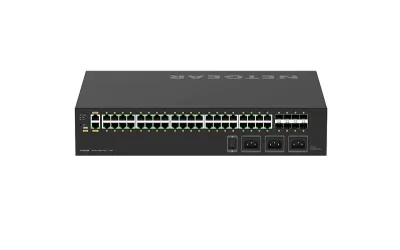 GSM4248UX - NetGear M4250-40G8XF-PoE++ AV Line 40x 1000Base-T PoE++ with 8x SFP+ Managed Layer 3 Switch
