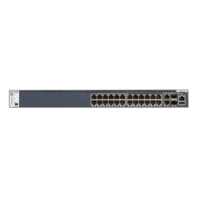 GSM4328S - NetGear M4300-28G 24x 1000Base-T 2x 10GBase-T 2x SFP+ Managed Layer 3 Switch
