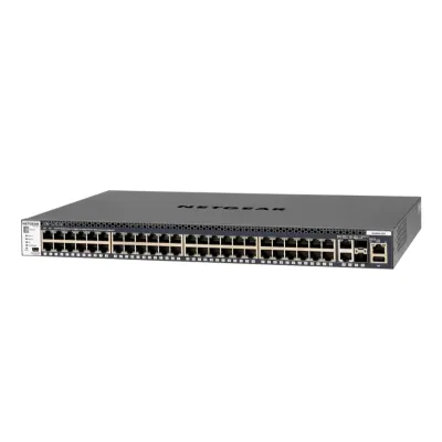 GSM4352PA - NetGear M4300-52G-POE+ 48-Ports PoE+, 2x 10GBase-T with 2x SFP+ Stackable Managed Switch