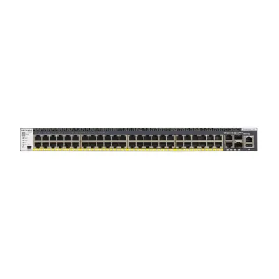 GSM4352PB - NetGear M4300-52G-POE+ 48-Ports PoE+, 2x 10GBase-T with 2x SFP+ Stackable Managed Switch