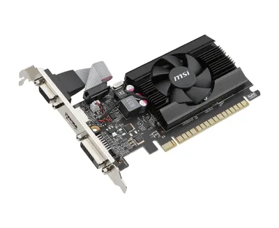 GT7102GD5HLP - MSI Nvidia GeForce GT 710 2GB GDDR5 64-Bit PCI-Express 2 x16 Video Graphics Card
