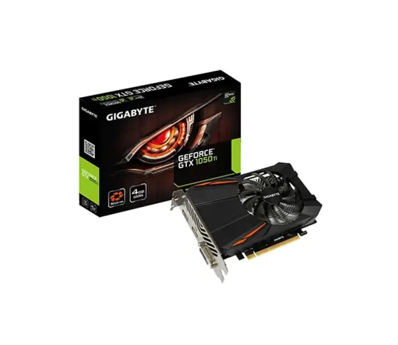 GV-N105TD5-4GD - Gigabyte Ultra Durable 2 Geforce GTX 1050 Ti Graphic Card 1.32 GHz Core 1.43 GHz Boost Clock 4GB GDDR5 PCI Express 3.0 x16