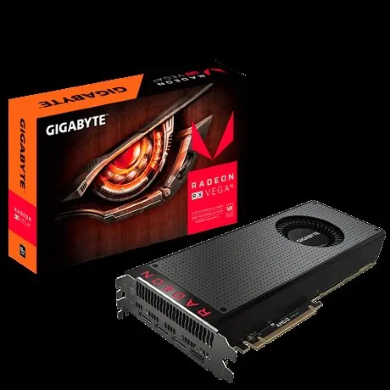 GV-RXVEGA56-8GD-B - Gigabyte Radeon RX VEGA 56 8GB 2048-Bit HMDI / DisplayPort PCI Express 3.0 Video Graphics Card
