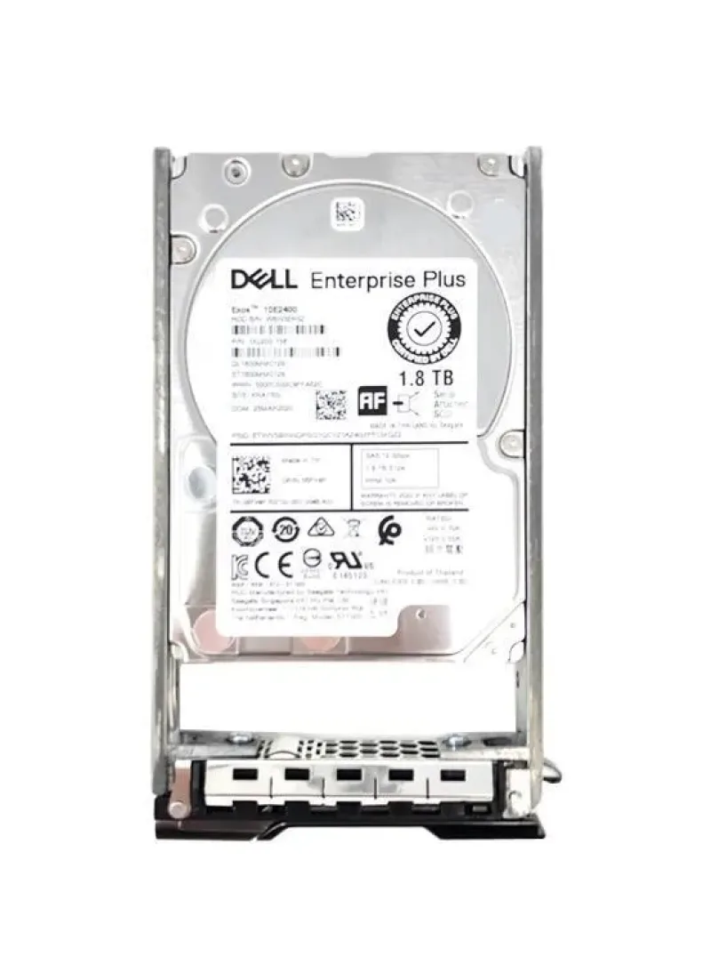 GY6RN - Dell 1.8TB 10000RPM SAS 12Gb/s 512e Hot-Pluggable 2.5-inch Hard Drive