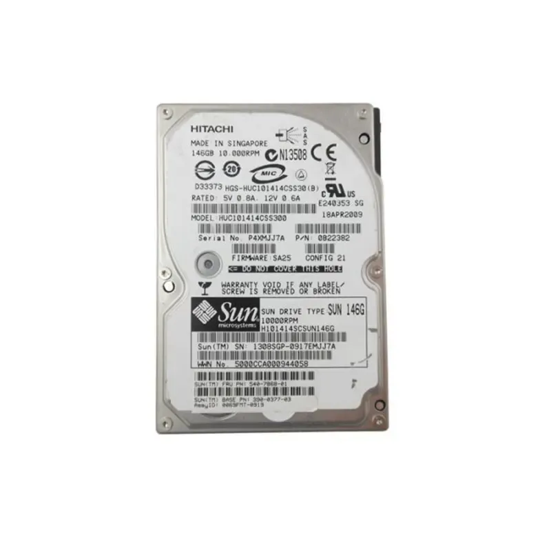 H101414SCSUN146G - Sun 146GB 10000RPM SAS 3GB/s Hot-Pluggable 2.5-inch Hard Drive