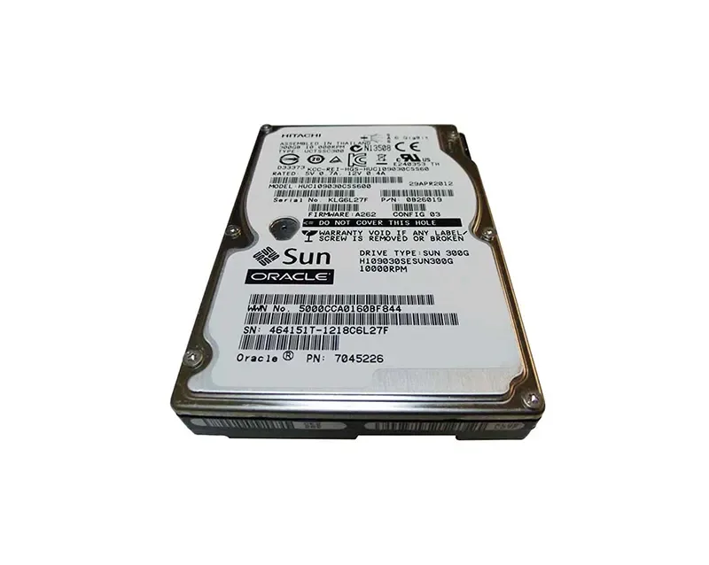 H109030SESUN300G Sun 300GB 10000RPM SAS 3GB/s Hot-Swappable 2.5-inch Hard Drive