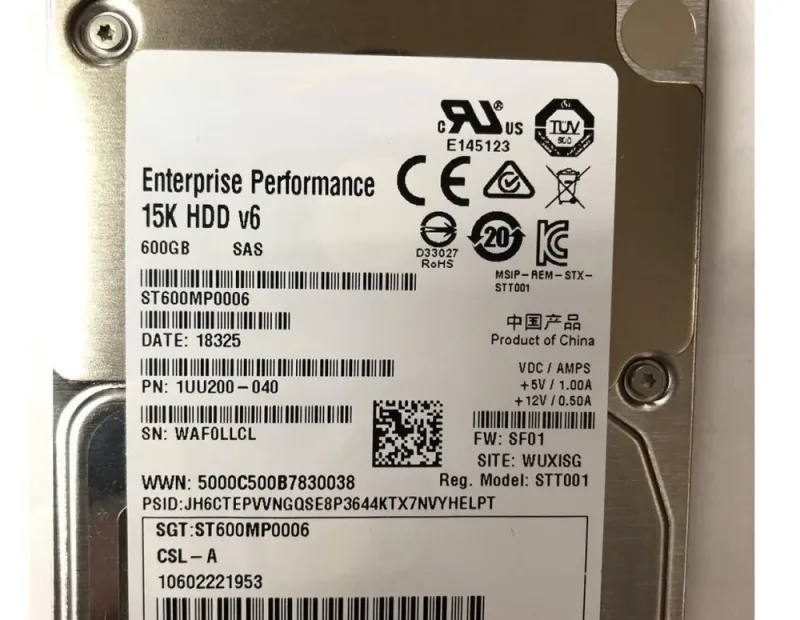 H220P - Dell 600GB 10000RPM SAS 6Gb/s 3.5-inch Hard Drive with Tray