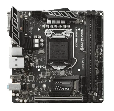 H310IPRO - MSI H310I PRO Desktop Motherboard Intel H310 Chipset Socket H4 LGA-1151