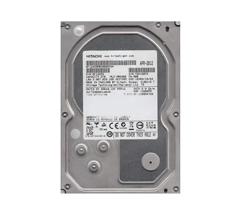 H3U20006472S - Hitachi Ultrastar 7K3000 2TB 7200RPM SATA 6Gb/s 64MB Cache 3.5-inch Hard Drive