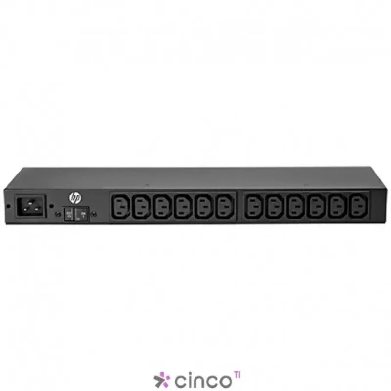 H5M56A - HP Basic 3.6kVA/60320 C20 Detachable 16A/230V Outlets (12) C13/Horizontal WW Power Distribution Unit