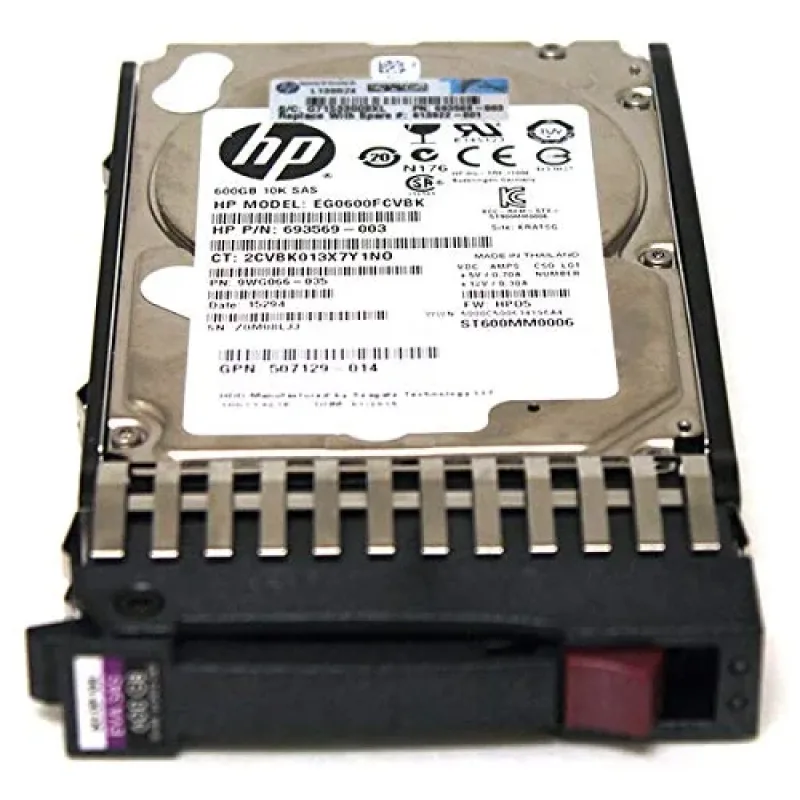 H6G43A - HP 1.2TB 10000RPM SAS 6GB/s Hot-Pluggable Dual Port 2.5-inch Hard Drive
