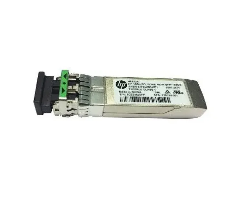 H6Z42-63001 - HP StoreFabric 16GB FC/10GB Ethernet 100M SR SFP+ Transceiver Module