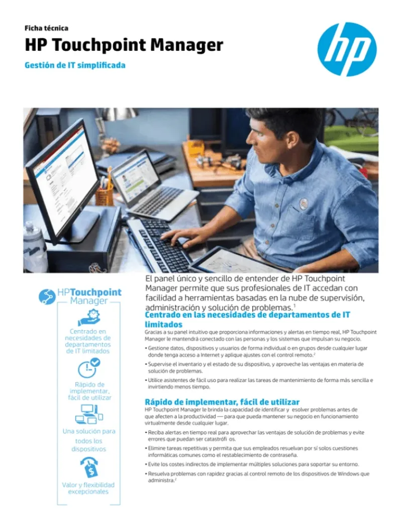 H7K81AAE - HP Touchpoint Manager Pro Subscription License 1 User 1Year