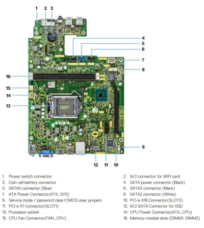H970K - Dell Motherboard nVidia 512 MB for Vostro 1400