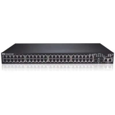 H984F - Dell PowerConnect 3500 Series 3548 48 x Ports 10/100Base-T + 2 x Ports Gigabit SFP + 2 x Ports 10/100/1000Base-T Fast Ethernet Rack-Mountable 1U Stackable Layer 3 Managed Network Switch