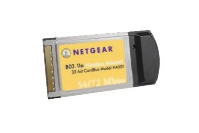 HA501 - Netgear Wireless CardBus Adapter PC Card Type II 72Mbps IEEE 802.11a