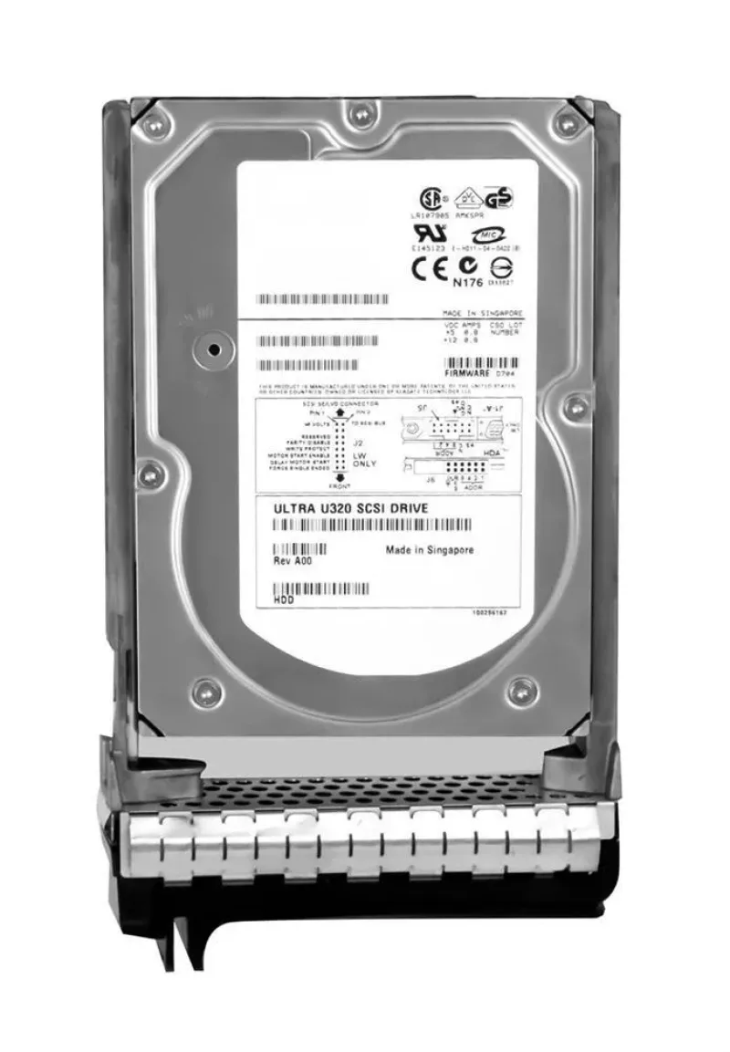HC492 - Dell 300GB 10000RPM 80-Pin Ultr320 SCSI 3.5-inch Low Profile (1.0inch) Hot Swappable Hard Drive W