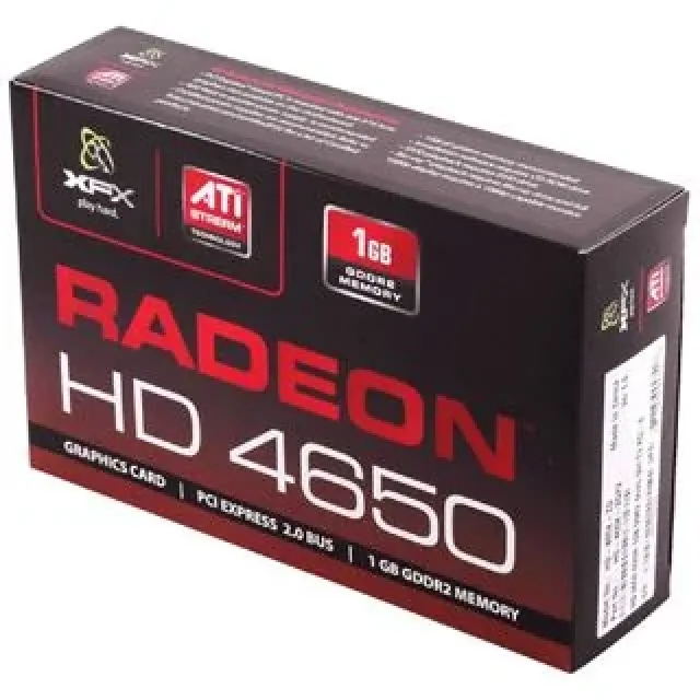 HD-465X-ZPF2 - XFX Radeon HD 4650 1GB DDR2 128-Bit HDMI/ D-Sub/ DVI PCI Express 2.0 x16 Video Graphics Card