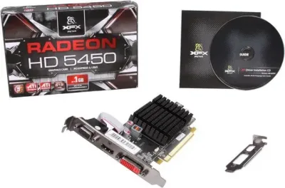 HD-545X-YNH2 - XFX Radeon HD 5450 512MB DDR2 PCI Express 2.1 x16 Video Graphics Card